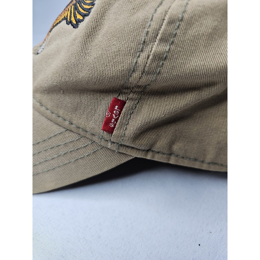 NEW Levi's Brand Eagle Snap Back Hat, Embroidered, VTG Never Worn - Picture 2 of 8